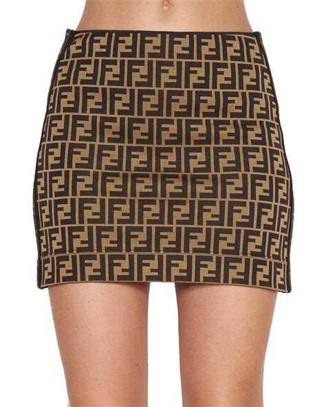 fendi monogram mini skirt|Fendi mini skirts.